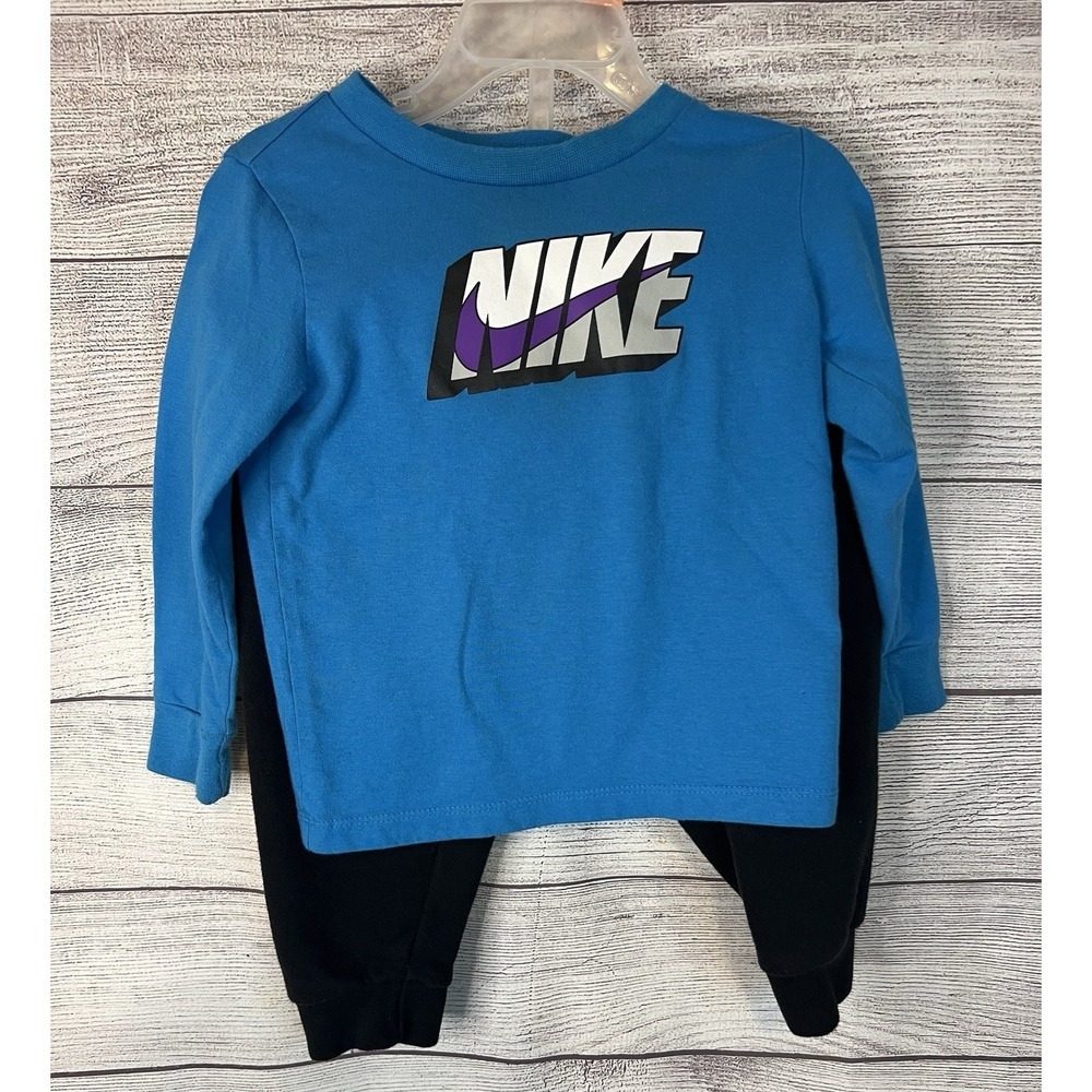 NIKE Baby/Toddler Boys Jogger Set; T-Shirt & Joggers; Size 24 Months - Picture 1 of 9